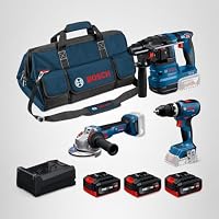 Bosch PRO 18V System Combo-Kit: GSB 18V-65, GBH 18V-22, GWS 18V-11, 3x GBA 5.0Ah, GAL 12V/18V-80, M-BAG – Ansicht 8