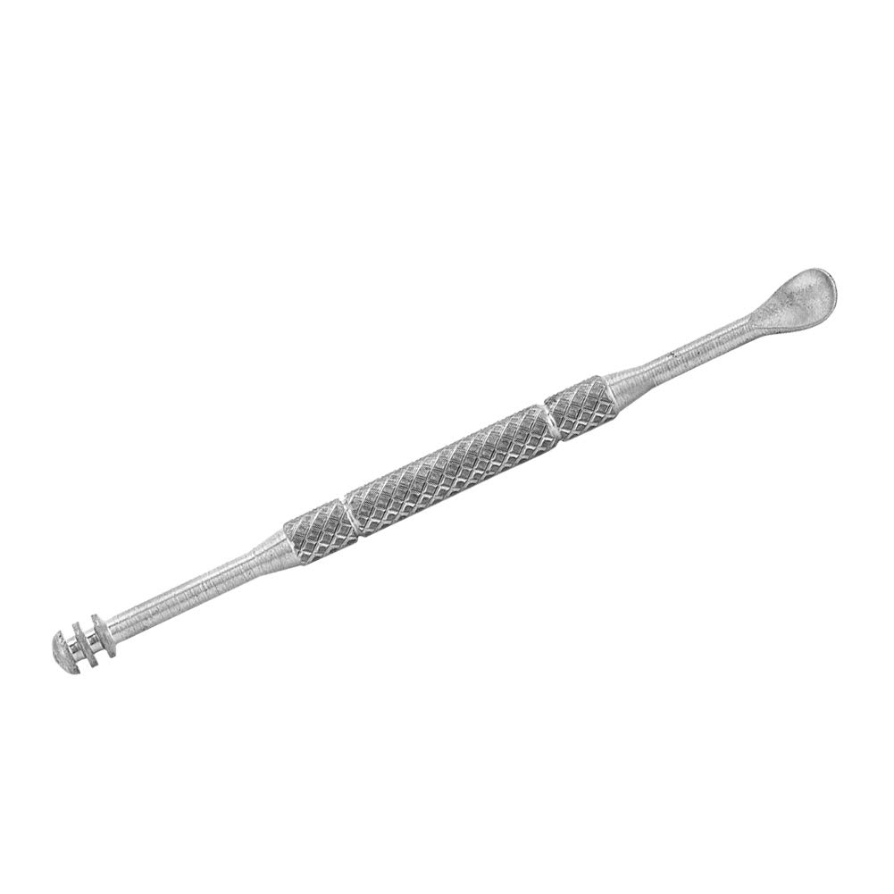 Qiilu Ear Pick Tool with Premium Alloy Mini Portable Spiral Ear Scoop Cleaner Tool Wax Removal Accessory Health