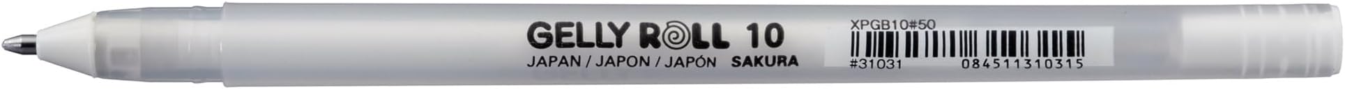 Sakura Gelly Roll Pen Classic 10 Bold Bulk White
