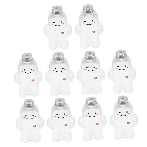 CHILDWEET Christmas Drink Bottles 10pcs Cold Drink Bottle Drinks The Pet Gingerbread Man Milk Drinking Bottles