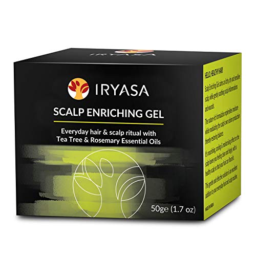 Iryasa Scalp Enriching Gel - Natural, Vegan Hydrating Scalp Treatment for Dry Itchy