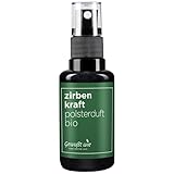 Gewußt Wie 'Zirbenkraft' Bio Polsterduft | Wohltuender Duft Nach Zirbe & Wald | Für Frische Auf Kissen, Sofa & Bett | Mit 100% Ätherischen Ölen | In Bio-Qualität | 50 ml