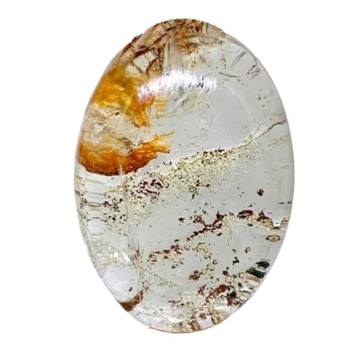 Quartz naturel de jardin cabochon idéal pour offrir un bijou personnalisé