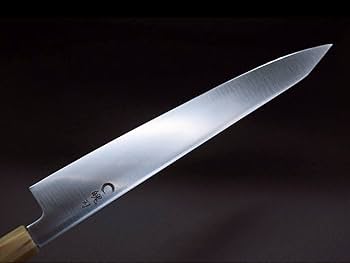 Amazon | プロ仕様 魄刃 Hakuba 剣型筋引き包丁 黒檀白水牛八角