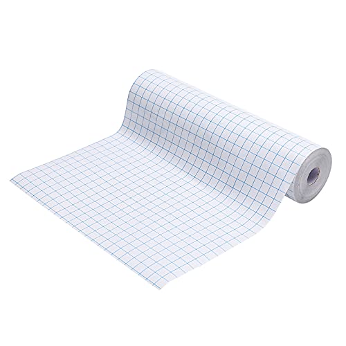 Transfer Tape for Vinyl, 12  x 50 ft. Roll, Clear Paper for Craft DIY, Easy 1 2  Grid