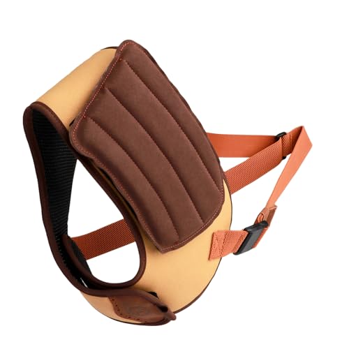 TOURBON Canvas Leather Rifle Shotgun Recoil Pad Adjustable Shoulder Protector Field Shield for Shooting Hunting by TOURBON - Image 9