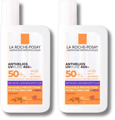 Image of La Roche-Posay Anthelios UVMune Anti-Dark Spot Fluid Sunscreen SPF50+, 50ml (Pack of 2)