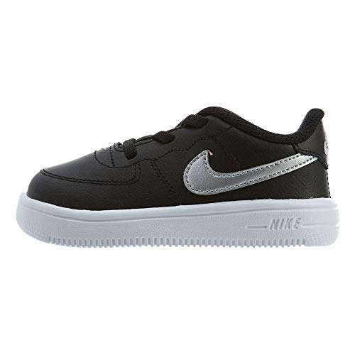 Nike Force 1 '18 (TD) - Scarpe da Fitness Unisex Bambini, Nero (Black/Metallic Silver 003), 23.5 EU