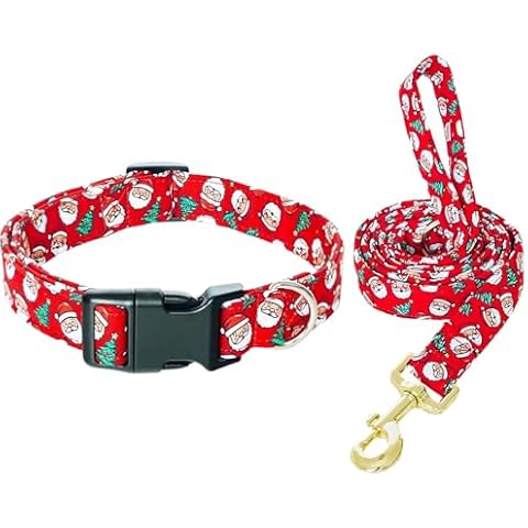 Tunkoo Christmas Dog Collar & Leash Bundle, S Cover