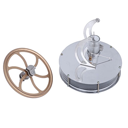 LetCartMaker Moteur Stirling Basse Température, Machine à Vapeur Stirling, Moteur Stirling Basse Température, Objectif d’apprentissage Thermodynamique et Physique, 17,5 x 12,1 x 10,4 cm, Moyen – vue 4