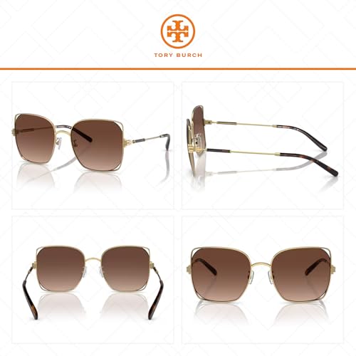 Tory Burch TY6097 Square Sunglasses for Women +BUNDLE with ACCESSORY EYEWEAR KIT3