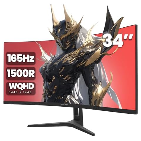 CRUA 34" Curved Gaming Monitor Cover