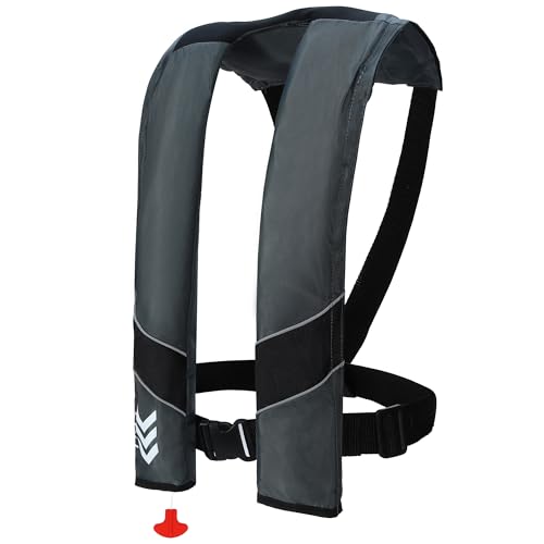 Image of Automatic Inflatable Life Jackets for Adults Life Vests PFD Low Profile Load Capacity Up to 330lbs