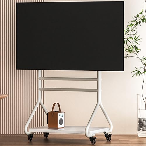 Soporte móvil ajustable con ruedas para TV 50-100 pulg miniatura 1