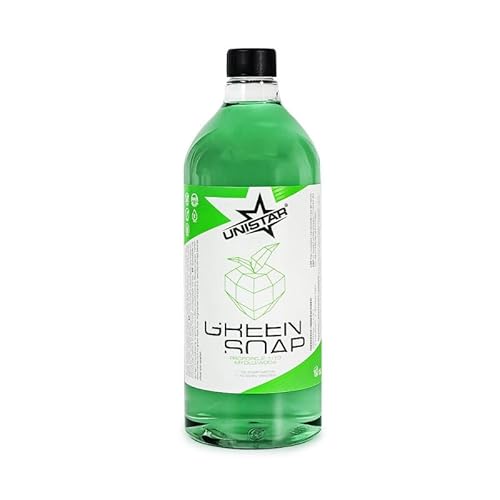 KWADRON Unistar Grüne Seife Konzentrat 1L Green Soap, Tattooseife zur Hautreinigung während des Tätowiervorgangs und danach. Hautberuhigend mit kühlendem Effekt, fruchtigem Duft, Made in EU