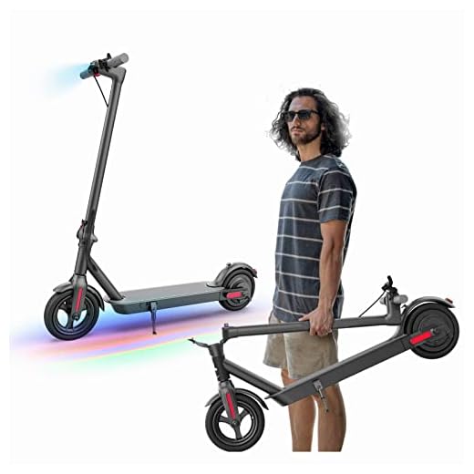 Electric Scooter Adults 450W Motor Peak 620W,YHR 20 Miles Long Range Scooter Electric for Adults, 8.5'' Solid Tires,Max 19Mph Portable&Foldable E-Scooter for Commuting with Double Braking System
