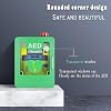 AED Defibrillator Storage Cabinet Wall Mounted, Cardiac Defibrillation Alarm Box with Alarm System and Double Switch Control, Adjustable Partition, Can Place a Variety of Models of AED