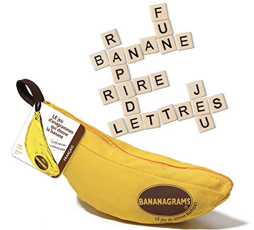 Jeu d'ambiance Bananagrams Le jeu de lettres qui donne la banane, Jaune