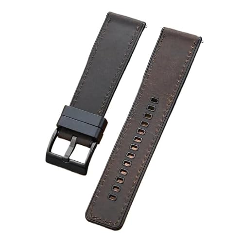 SRMVRNKNNK �X�g���b�v 20/22/24mm Fit For Huawei �Ή� Fit For Seiko �Ή� �V���R���� ���v�o���h Fit For Omega Fit For MoonSwatch �Ή�(Dark brown02,24mm