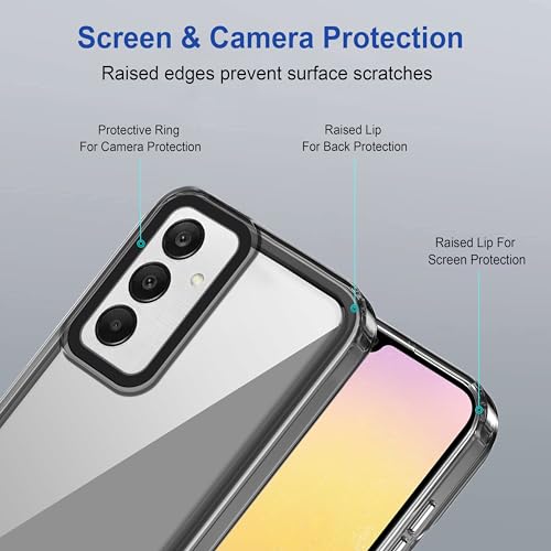 Zapcase Back Case Cover for Samsung Galaxy M35 5G | Compatible for Samsung Galaxy M35 5G Back Case Cover | Case Cover with Camera Protection | (TPU + PC | Translucent Black) - Image 6