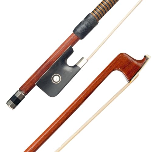 バイオリンの弓 ビオラ弓ブラジル木材スティック黒檀弓 15 '' 16 '' ビオラアイバイオリンアクセサリーに適しています