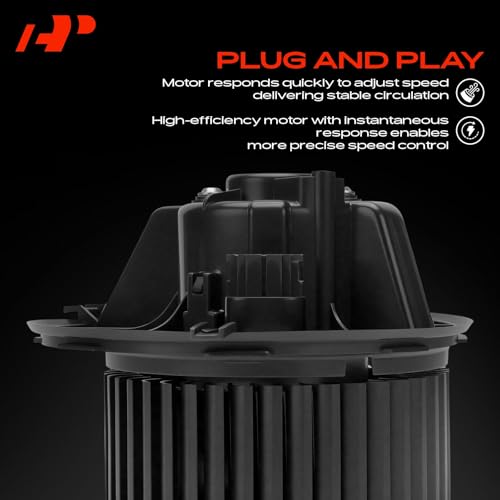 Image of A-Premium Front HVAC Heater Blower Motor with Fan Cage | Compatible with Volkswagen Jetta /Tiguan /GTI /CC /Passat /Golf /Rabbit & Audi A3 /Eos /Q3 /Q3 Quattro /Golf /A3 Quattro /Tiguan Limited