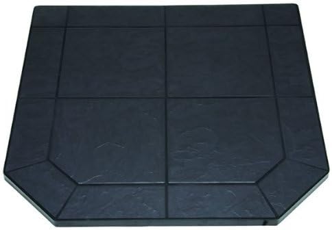 American Panel 48 sl ped-rg Riser For Volcanic Sand 48 Inch X 48 Inch Single Cut Corner Stove Board44; 6 Inch High