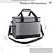 wkao 11.8 X 7.3 X 8.3 in Gray Cooler, Portable for Camping