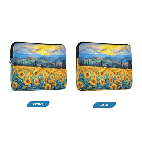 Funda para laptop 13-14 pulgadas con diseño floral miniatura 2