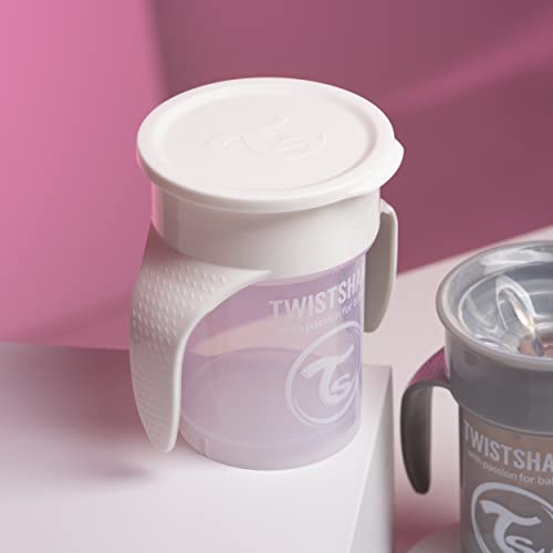 Twistshake 2X 360 Cup, Grey White, 2 pack - Image 3