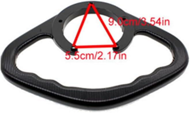 Miniatura 3 de Xitomer Barra de agarre de combustible para tanque de pasajeros CNC, compatible con Ninja ZX-6R 2000-2018  Z1000 2003-2021Z125 2016-2023  ER650