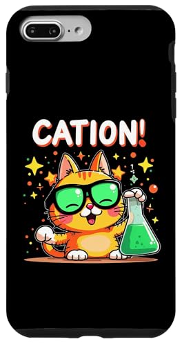 Coque pour iPhone 7 Plus/8 Plus Cat Pawsitive Chemistry Teacher Cation Cat Definition