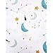 Yifasy Drawer Shelf Liner Moon Stars Self-Adhesive Furniture Inner Lining Paper Sheet Removable Kids Wallpaper Roll 118x18 Inch