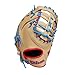 Wilson Spring 2025 A2000® 1677 12.5” Baseball First Base Mitt - Left Hand Throw, Blonde/Red/Sky Blue