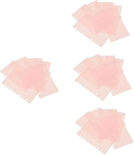 Tofficu 24 Peças Separador De Papel A6 Fichários Pasta De Plástico Pasta De Plástico Inserível Abas Grandes Divisórias De Bolso Divisórias Inseríveis Pp Fichário Abas Divisores De Página