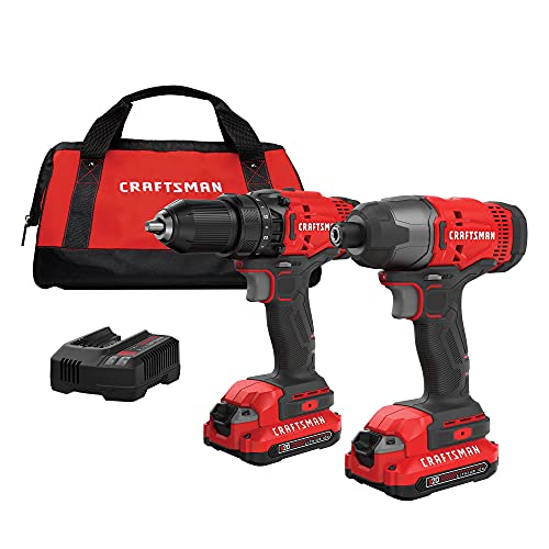 CRAFTSMAN V20 MAX Cordless Drill...
