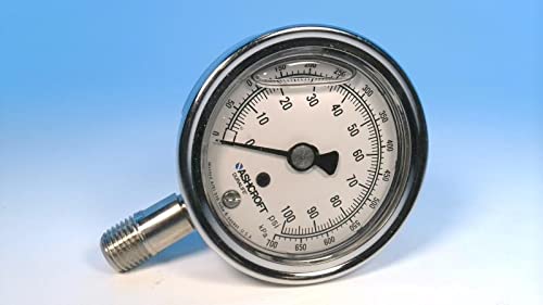 Gauge, Pressure, 2-1/2 in., Lower