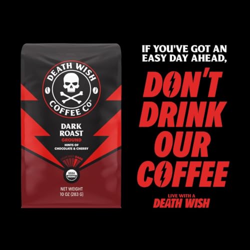 image for Death Wish Coffee Co. Death Wish Coffee Dark Roast Grounds - 5 Lbs. Th
