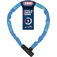 ABUS Kettenschloss Steel-O-Chain 5805K – Fahrradschloss aus Stahl – ABUS-Sicherheitslevel 5 – 75 cm – Blau