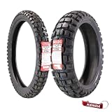Kenda Big Block K784 90/90B21 Front and 150/70B18 Rear Tires for Motorcycles, Dirt Bikes, and City Bikes...