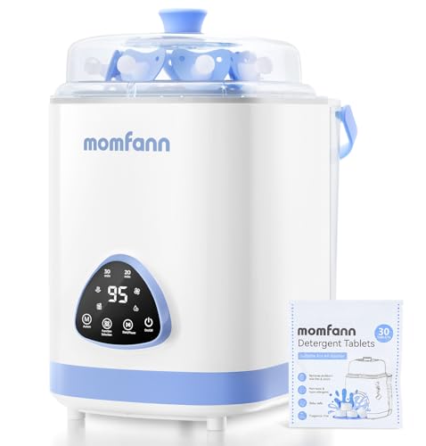 MOMFANN EasePure Pro Baby Bottle Washer, Upgraded 4-in-1 Bottle W...