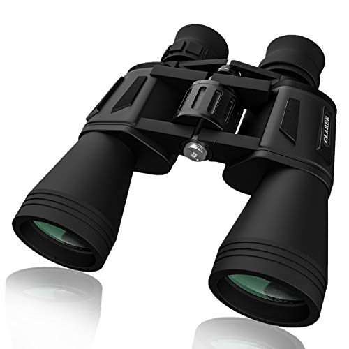 CLARER 10x50 Binoculars for Adults, 22mm Ocular Lens, HD Professional/Waterproof Fogproof Binoculars with Low Light Night Vision, Durable and Clear FMC BAK4 Prism Lens, for Birds Watching Hunting