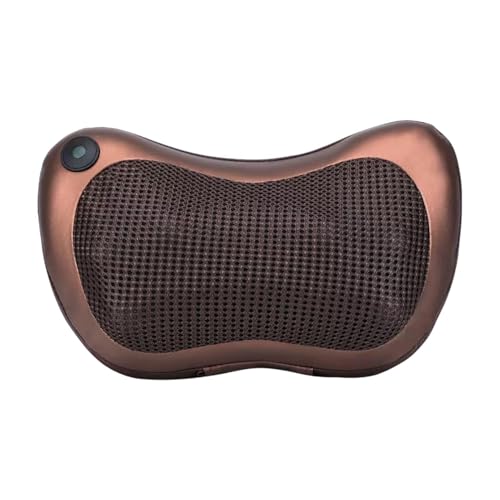 Masajeador de cuello trasero | Portátil con correa fija ajustable y de protección contra el calentamiento,Cojín de masaje eléctrico - Para oficina en casa dormitorio viaje pies pantorrillas