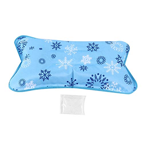 Wytino Cool Pillow for Sleeping, Summer Cooling Pillow Cold Ice Mat Gel Water-filled Reusable Comfortable Soft Touch for Student Office Car Home Travel(48 * 30CM)