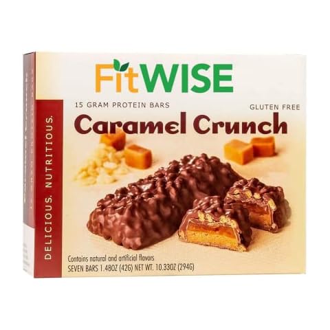 FITWISE Caramel Crunch Protein Bars Cover