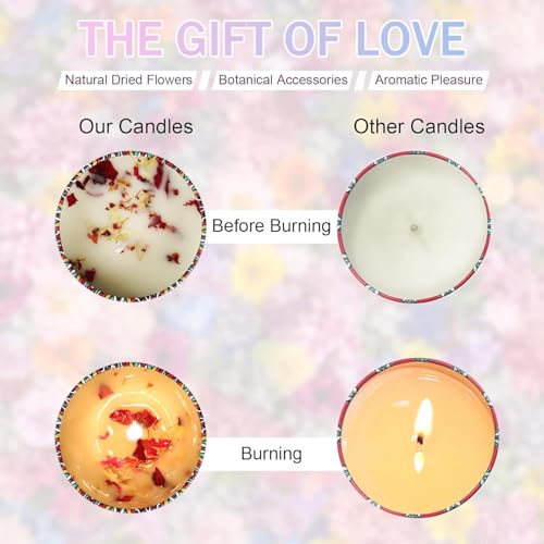 MOMENT 9 PACK Scented Candles Gift Set, Aromatherapy Candle, Candles for Home Scented, Ideal for Birthday, Christmas, Thanksgiving, Mother's Day, Stress Relief Gifts for Women