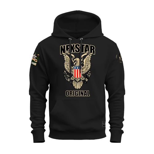 Moletom Estampado Premium Algodão Confortável Original Nexstar Preto G