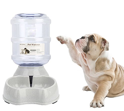 Old Tjikko Dogs Water Dispenser,Water Bowl for Dogs,Pet Water Dispenser,Automatic Dog Water Bowl Cat Water Dispenser Dog Drinking Fountain,1 Gallon (Water Dispenser