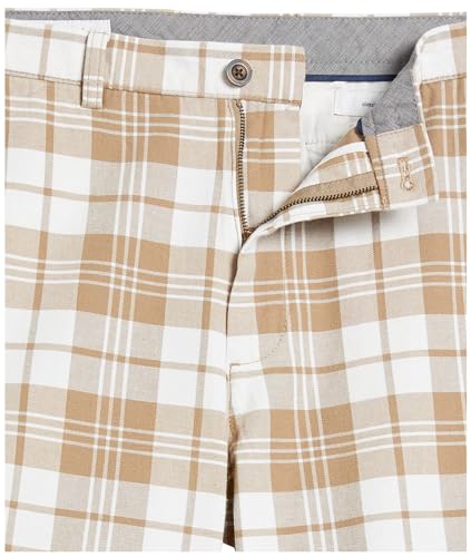 Image of Amazon Essentials Men's Classic-Fit 9 inch Cotton Twill Chino Shorts with Button-Through Pockets