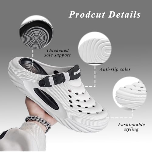 Breathable Slip-On Sandals for Men, EVA Platform Beach Slippers, Non-Slip, Lightweight, Comfortable Foot Feel2